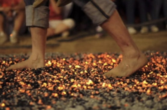 La marche sur le feu