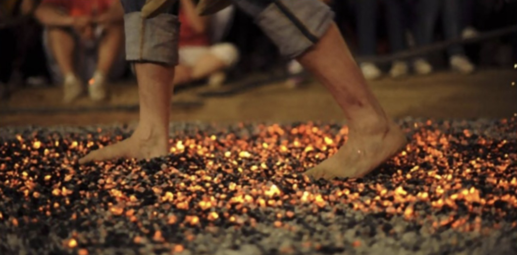 La marche sur le feu